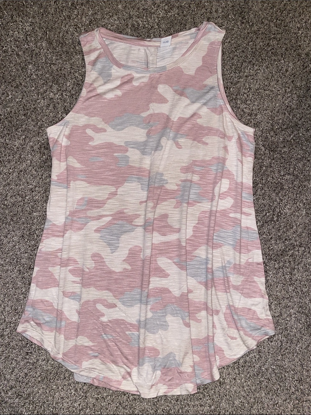 Old Navy Pink Camo Swing Tank
